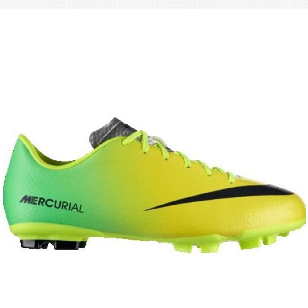 Nike JR Mercurial Victory IV FG Yellow Lime 2.5